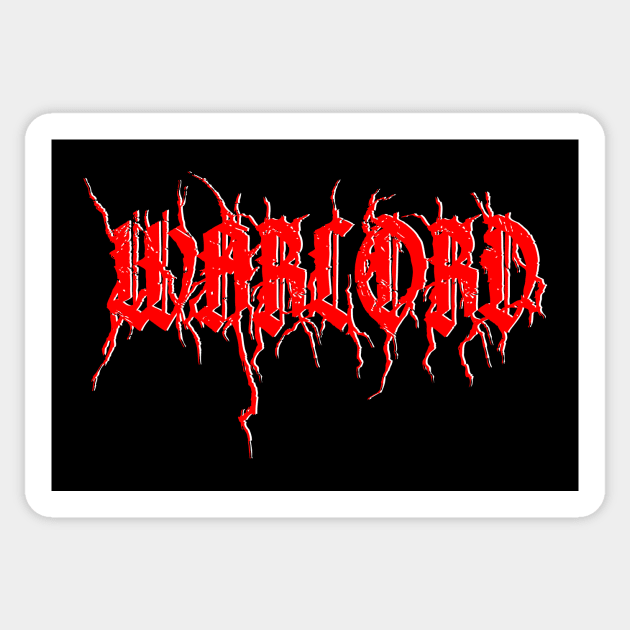 Warlord (Red) Sticker by Graograman